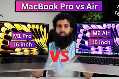 MacBook M2 Air 15 inch vs M1 Pro 16 inch Full Comparison in 2023