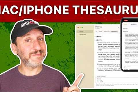Using the Built-in Thesaurus on Your Mac, iPhone or iPad