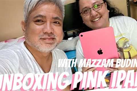 Unboxing Pink iPad 10th Generation with Mazzam Buding