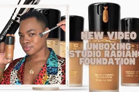 UNBOXING: MAC STUDIO RADIANCE SERUM FOUNDATION! THE FOUNDATION TO HAVE!