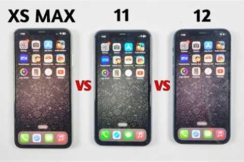 iOS 16.6 SPEED TEST - iPhone Xs Max Vs iPhone 11 Vs iPhone 12