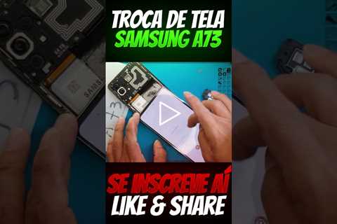 Mais Uma Restauração de Celular! Troca de Tela Samsung Galaxy A73 5G | #fy #fyp #new #top #mrbeast