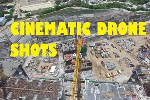 CINEMATIC Drone Shots on Construction Sites