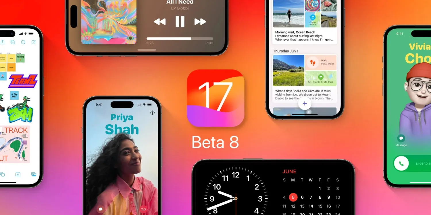 ❤ Apple releases iOS 17 beta 8