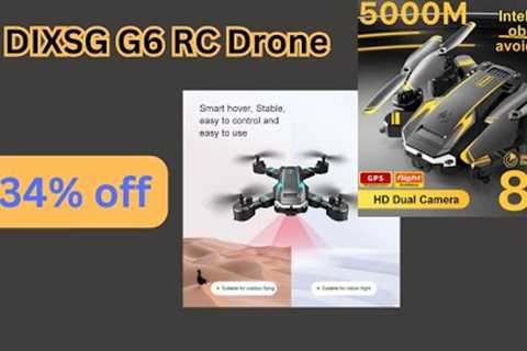 Ultimate DIXSG G6 RC Drone: 8K S6 Pro Aerial Photography, Omnidirectional Obstacle  5000M Range!