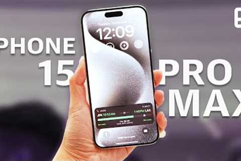 Apple iPhone 15 Pro Max hands-on: Lights, camera, action button