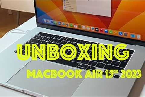 Apple MacBook Air M2 15 (2023) - Unboxing & accessories