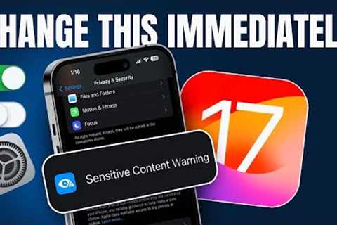 iOS 17 - Setting You NEED To Change immediately!