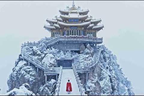 China Aerial photography：Laojun Mountain