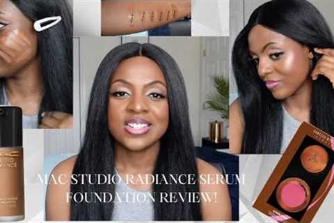 NEW! MAC Studio Radiance Serum Powered Foundation | Review | Wear Test