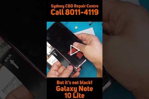 Does it come in pink too? [SAMSUNG GALAXY NOTE 10 LITE] | Sydney CBD Repair Centre #shorts