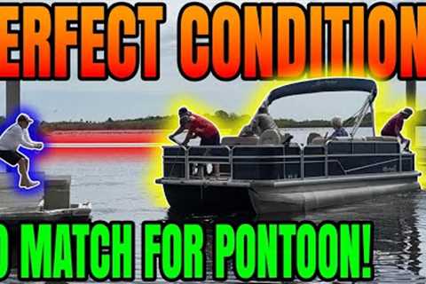 One arrested One pontoon - Perfect Conditions but couldnt handle the dock!
