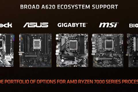 AMD Announces A620 Chipset for Ryzen 7000 Series CPUs