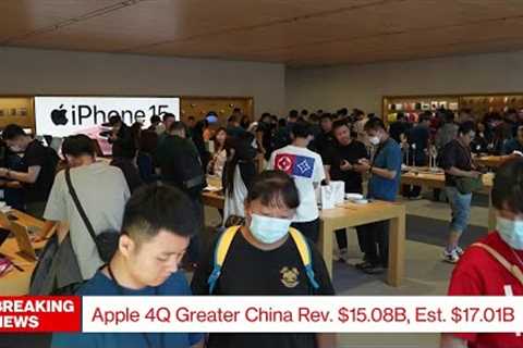 Apple Earnings Reaction: China Worries, Big Miss on Macs