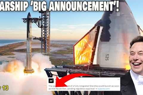 Break news! SpaceX officially announced the second Starship launch date.