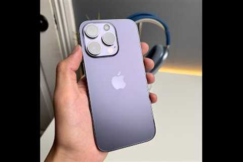 Deep Purple iPhone 14 Pro 😍