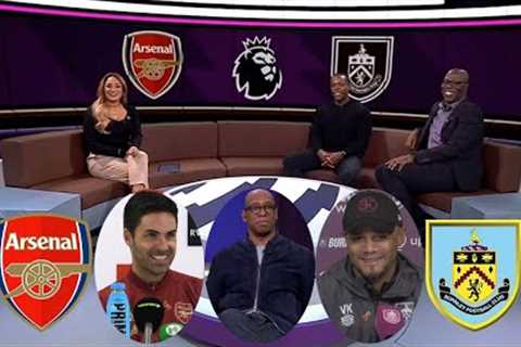 Arsenal vs Burnley Ian Wright Preview | Mikel Arteta And Vincent Kompany Interview - Pundits Review