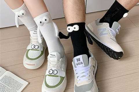 Amazon sells magnetic hand-holding socks for the ultimate sock connection!