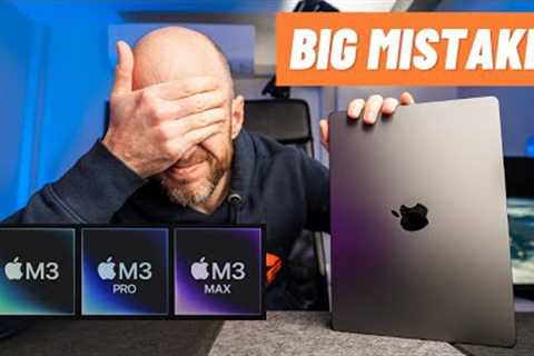 M3 Max MacBook Pro - my BIG mistake!