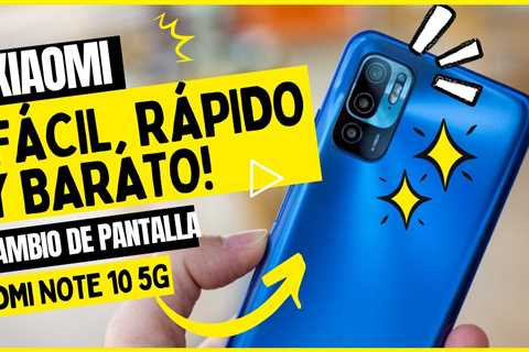 Cómo cambiar la pantalla frontal Xiaomi Redmi Note 10 5G