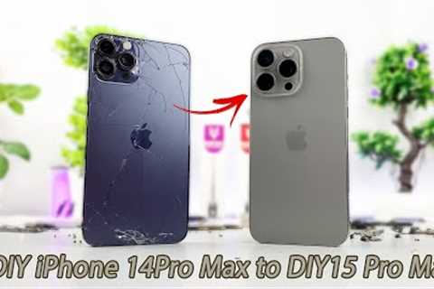 i Turn DIY iPhone 14 Pro Max into a brand new iPhone 15 Pro Max Convert From iPhone Xs Max
