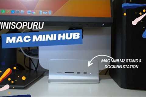 Minisopuru Mac Mini M2 Stand and Docking Station  201A