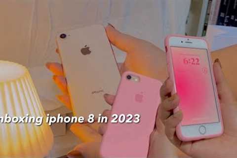 unboxing iphone 8  in 2023 ✨ philippines