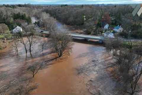 Conestoga River Flooding in Lancaster County Pennsylvania