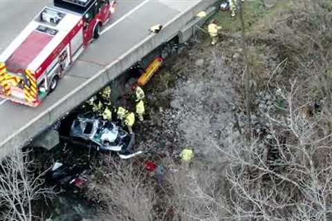 A person has been trapped in there truck for 6 days under the the bridge Under US 94 In Portage IN