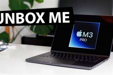 14 MacBook Pro M3 Space Black Unboxing & First Look