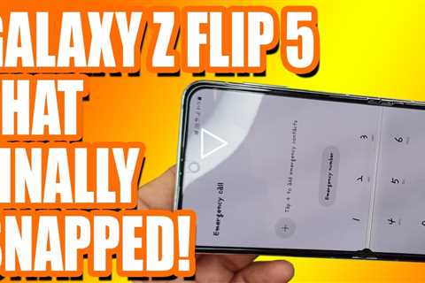 FROM SILVER TO BLACK! Samsung Galaxy Z Flip 5 Screen Replacement | Sydney CBD Repair Centre