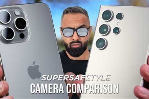 Samsung Galaxy S24 Ultra vs iPhone 15 Pro Max Camera Test Comparison