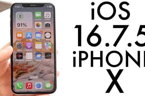 iOS 16.7.5 On iPhone X! (Review)
