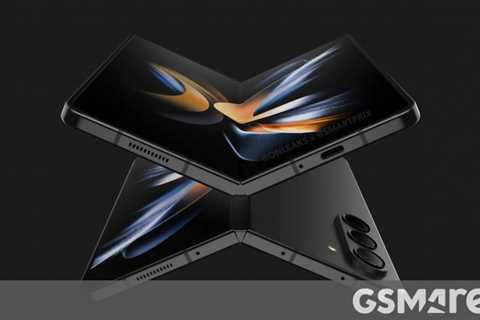 Samsung Galaxy Z Fold5's design revealed in leaked renders