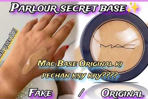 Mac creamy base original/Fake Honest review🫶✨#makeup #macpancake