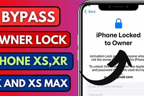 [OWNER LOCK]!How To Bypass IPhone Locked To Owner IPhone X,XS,XR And XS Max 2024 | IOS 17