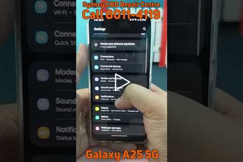 Don't want strangers snooping on your messages? [SAMSUNG GALAXY A25 5G] | Sydney CBD Repair Centre
