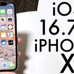 iOS 16.7.7 On iPhone X! (Review)
