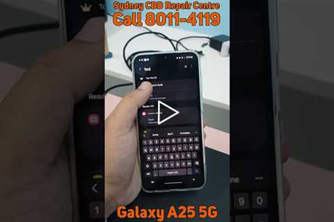 How to set font size and style? [SAMSUNG GALAXY A25 5G] | Sydney CBD Repair Centre