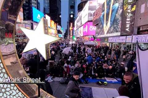Taraweeh Times Square NYC March 10 2024