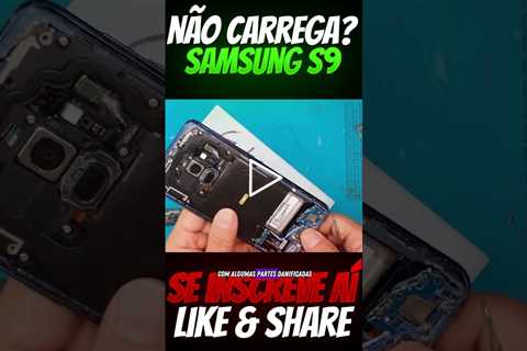 S9 não carrega? Conserto rápido e fácil! Troca de Conector de Carga! Mensagem de alta temperatura