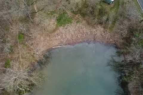 WENT LOOKING FOR SUMMER WELLS IN BEECH CREEK AND AERIAL VIEW OF THE SWIM HOLE