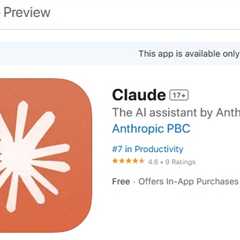 Claude 3 is Now Available as an iPhone App