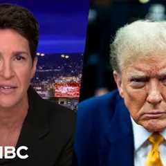 ‘Nothing’: Maddow says Trump lawyers ‘didn’t bring it’ for Cohen cross-examination