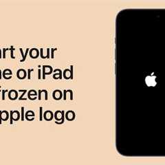 How to restart your iPhone or iPad if it’s frozen on the Apple logo | Apple Support