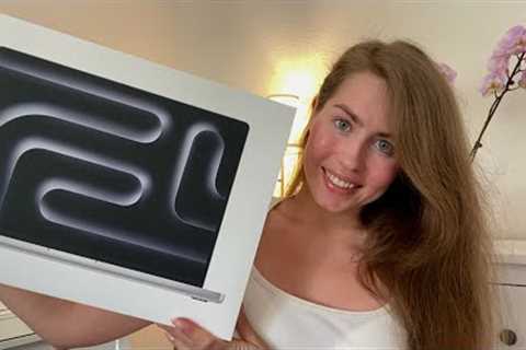 ASMR 💻 MACBOOK PRO M3 MAX UNBOXING!! 🥳