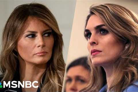 See Melania Trump’s former press secretary react to Hope Hicks’ bombshell testimony