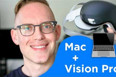 Mac Display in Apple Vision Pro (How to use connect Vison Pro to Mac)