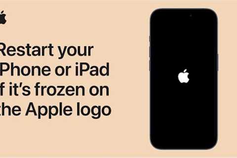 How to restart your iPhone or iPad if it’s frozen on the Apple logo | Apple Support