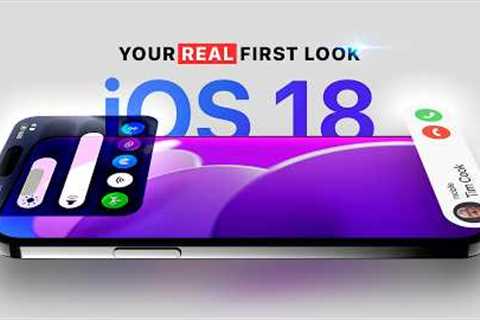 Here''s a REAL first look at iOS 18 -- the biggest iPhone update ever.